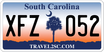 SC license plate XFZ052