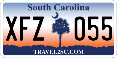 SC license plate XFZ055