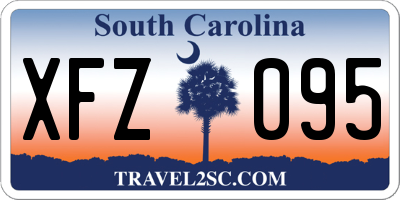 SC license plate XFZ095
