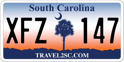 SC license plate XFZ147