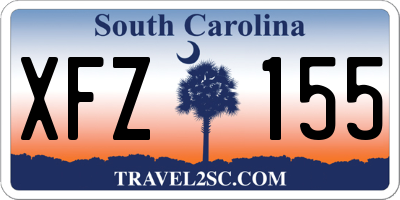SC license plate XFZ155