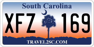SC license plate XFZ169