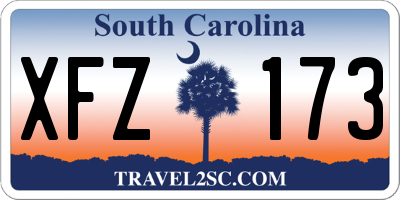 SC license plate XFZ173