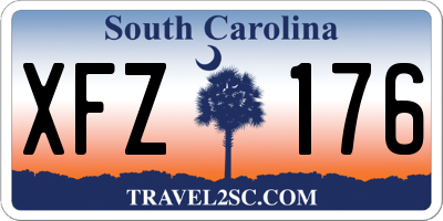 SC license plate XFZ176