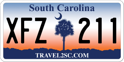 SC license plate XFZ211