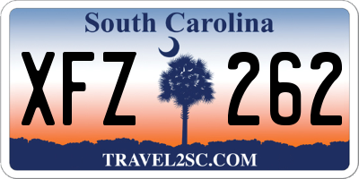 SC license plate XFZ262