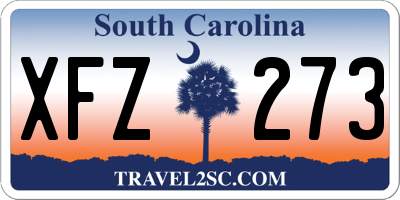 SC license plate XFZ273