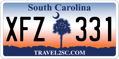 SC license plate XFZ331