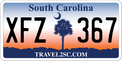 SC license plate XFZ367