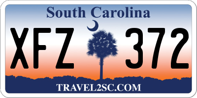 SC license plate XFZ372