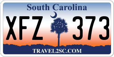 SC license plate XFZ373