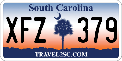 SC license plate XFZ379