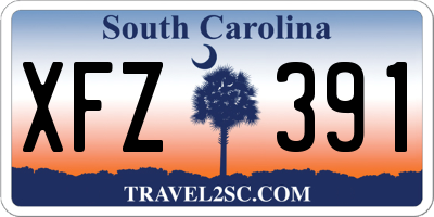 SC license plate XFZ391