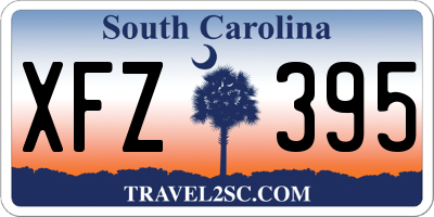 SC license plate XFZ395