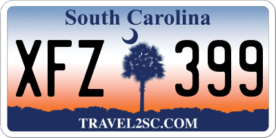 SC license plate XFZ399