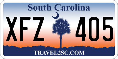 SC license plate XFZ405