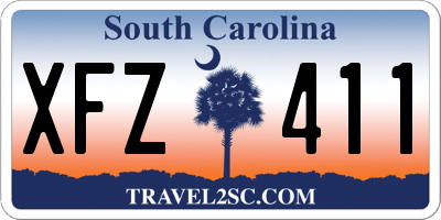 SC license plate XFZ411
