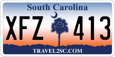 SC license plate XFZ413