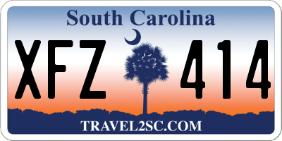 SC license plate XFZ414