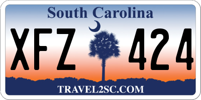 SC license plate XFZ424