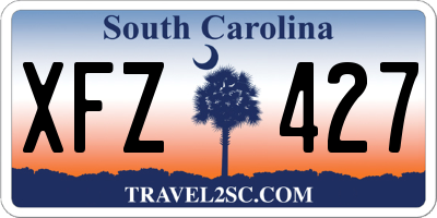 SC license plate XFZ427