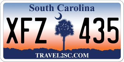 SC license plate XFZ435