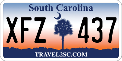 SC license plate XFZ437