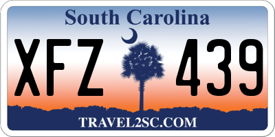 SC license plate XFZ439