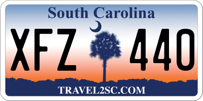 SC license plate XFZ440