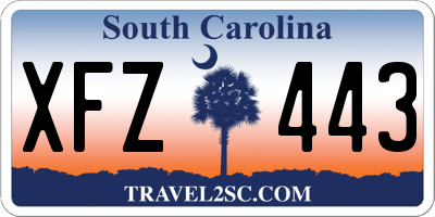 SC license plate XFZ443