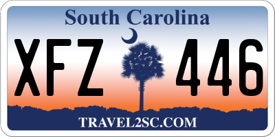 SC license plate XFZ446