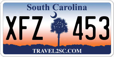 SC license plate XFZ453