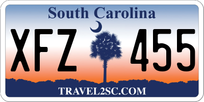 SC license plate XFZ455