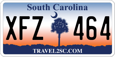SC license plate XFZ464