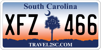 SC license plate XFZ466