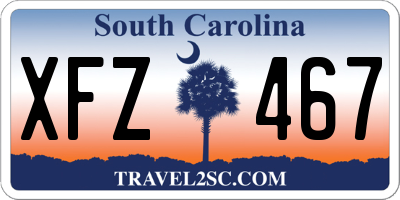 SC license plate XFZ467