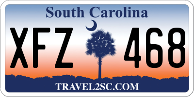 SC license plate XFZ468