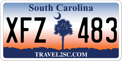 SC license plate XFZ483