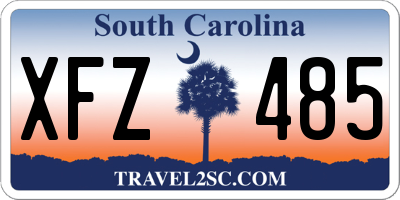 SC license plate XFZ485