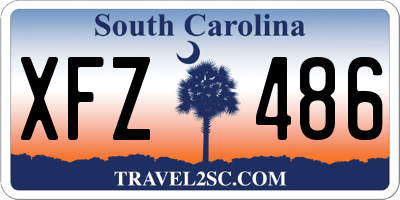 SC license plate XFZ486