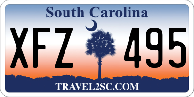 SC license plate XFZ495