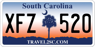 SC license plate XFZ520