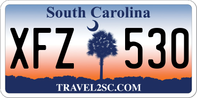 SC license plate XFZ530