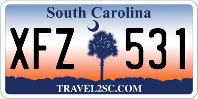 SC license plate XFZ531
