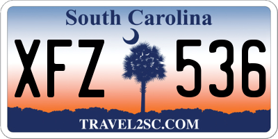 SC license plate XFZ536