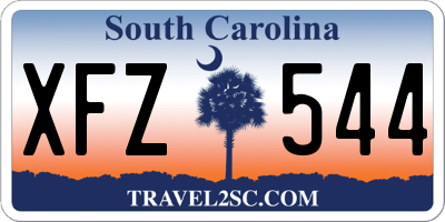 SC license plate XFZ544