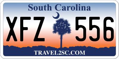 SC license plate XFZ556
