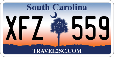 SC license plate XFZ559