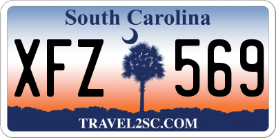 SC license plate XFZ569