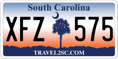 SC license plate XFZ575